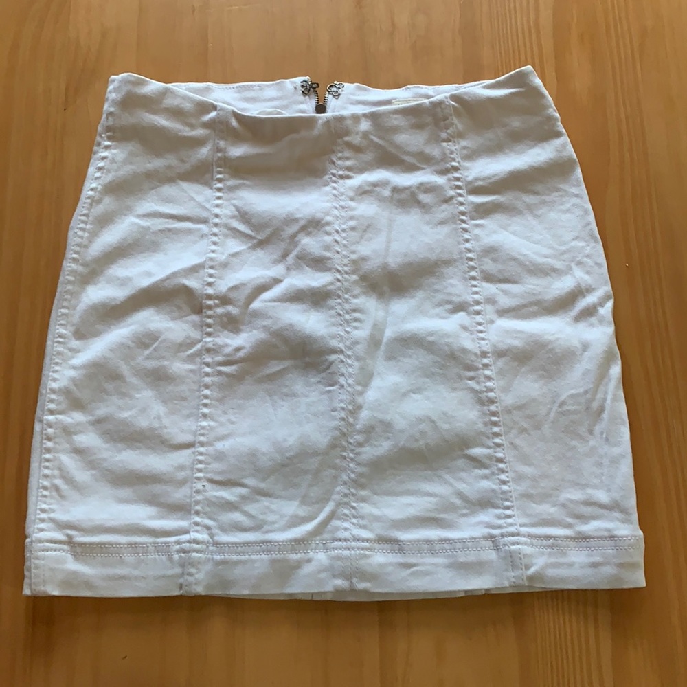 White Mini Skirt
